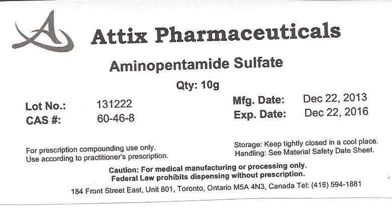 Aminopentamide Sulfate